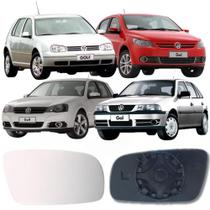 Lente Espelho Retrovisor Gol 2000 até 2023 Golf Bora 2000 até 2006 Lado Esquerdo Removel SB137