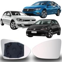 Lente Espelho Retrovisor Golf 2015/2020 Jetta 2018/2022 Lado Direito Removel SB146