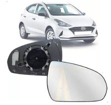 Lente Espelho Retrovisor Hb20 2020 Com Base Lado Direito