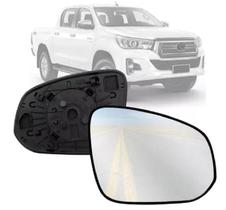 Lente Espelho Retrovisor Hilux 2016 Com Base Lado Direito