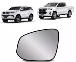 Lente Espelho Retrovisor Hilux 2016 Com Base Lado Esquerdo Lente Espelho Retrovisor Hilux 2016 Com Base Lado Esquerdo