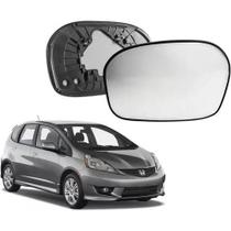 Lente Espelho Retrovisor Honda New Fit 09 10 11 12 13 14