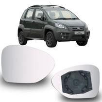 Lente Espelho Retrovisor Idea 2011 até 2016 Lado Esquerdo Removel SB059