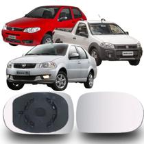 Lente Espelho Retrovisor Palio Strada Siena 2011 até 2017 Ficosa Lado Direito Removel SB284 Lente Espelho Retrovisor Palio Strada Siena 2011 até 2017 Ficosa Lado Direito Removel SB284