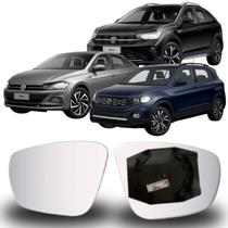 Lente Espelho Retrovisor T-Cross Nivus Polo Virtus 2022/2025 Lado Esquerdo Removel SB157