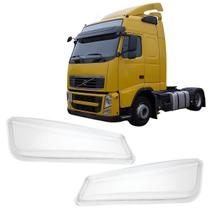 Lente Farol Auxiliar Volvo Fh13 - Par Completo