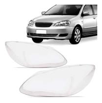 Lente Farol Corolla/Fielder 2003 A 2008 - Lado Esquerdo (Motorista)