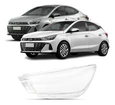 Lente Farol Dianteiro Hb20 2023 2024 2025 Esquerdo