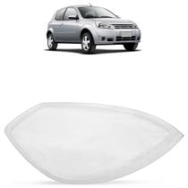 Lente Farol Dianteiro Ka 2008 2009 2010 2011 2012 2013 Transparente Lisa Acrílico