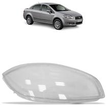 Lente Farol Dianteiro Linea 2008 2009 2010 2011 2012 2013 2014 Transparente Lisa Acrílico