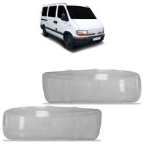 Lente Farol Dianteiro Master 2004 2005 2006 2007 2008 2009 Transparente Lente Estriada Vidro Lente Farol Dianteiro Master 2004 2005 2006 2007 2008 2009 Transparente Lente Estriada Vidro