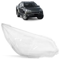 Lente Farol Dianteiro S10 2012 2013 2014 2015 2016 Transparente Lisa Acrílico