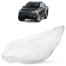 Lente Farol Dianteiro S10 2012 2013 2014 2015 2016 Transparente Lisa Acrílico