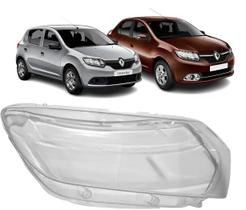 Lente Farol Dianteiro Sandero Logan 2014 2015 2016 2017 2018 2019