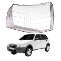 Lente Farol Fiat Uno 2004 A 2012 Esquerdo Lente Farol Fiat Uno 2004 A 2012 Esquerdo