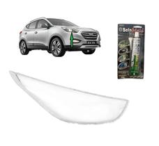 Lente Farol Principal Hyundai IX35 2016 a 2022 Direito + Cola