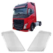 Lente Farol Principal Volvo Fh4 / Fm4 - Par Completo