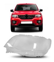 Lente Farol Renault Kwid 2017 2018 2019 2020 2021 Esquerdo