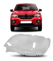 Lente Farol Renault Kwid 2017 2018 2019 2020 2021 Esquerdo