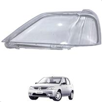 Lente farol renault logan 2007 2008 2009 2010 esquerdo Lente farol renault logan 2007 2008 2009 2010 esquerdo