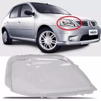 Lente Farol Renault Logan 2007 2008 2009 Direito