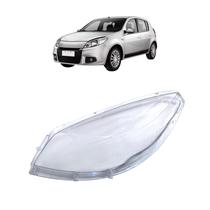 Lente Farol Renault Sandero 2008 2009 2010 2011 Esquerdo - BIBAS