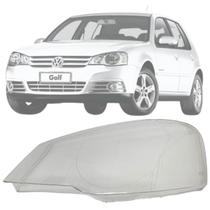 Lente farol volkswagen golf 2008 a 2013 lisa lado esquerdo Lente farol volkswagen golf 2008 a 2013 lisa lado esquerdo