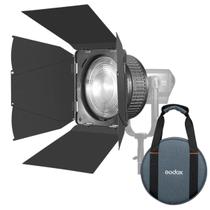 Lente Fresnel Bowens Godox Fls8 Para Iluminador Led E Flash Com Abas Lb-01
