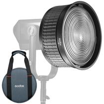 Lente Fresnel Godox Fls10 Encaixe Bowens Para Luz Continua E Flash Estúdio