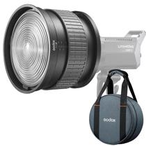 Lente Fresnel Godox Fls8 Encaixe Bowens Para Luz Contínua E Flash Estúdio