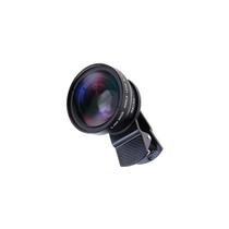 Lente grande angular Macro Fisheye 0.45x para iPhone Samsung