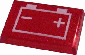 Lente Indicador Carga Bateria MBB Todos Até 1988 Vermelho Lente Indicador Carga Bateria MBB Todos Até 1988 Vermelho