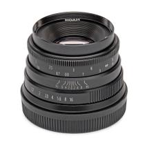 Lente Koah Artisans Series 35mm f/1.7 com foco manual de grande abertura para Fujifilm FX