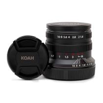 Lente Koah Artisans Series 55mm f/1.8 com foco manual para Canon RF Lente Koah Artisans Series 55mm f/1.8 com foco manual para Canon RF