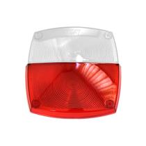 Lente Lanterna Traseira Gf207 Bicolor caminhao uso geral Multifuncional Poliestireno