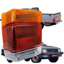 Lente Lanterna Traseira Marajó Chevy 1983 Lado Esquerdo Tricolor