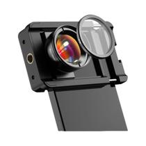 Lente Macro Micro 4K HD De 100mm Com Filtro CPL E Clampe Multifuncional Para Smartphones iPhone E Lente Macro Micro 4K HD De 100mm Com Filtro CPL E Clampe Multifuncional Para Smartphones iPhone E