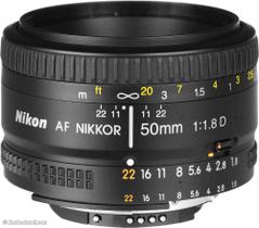 Lente Nikon AF Nikkor 50mm f 1.8D