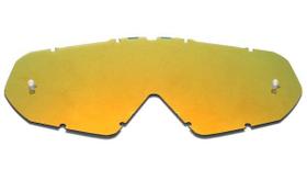 Lente Oculos Motocross Mattos Combat Dourado