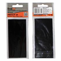 Lente para mascara de solda retangular preta - n 10 - bestfer Lente para mascara de solda retangular preta - n 10 - bestfer