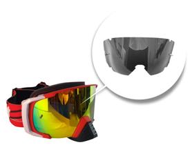 Lente Para Óculos Hawker Cinza Revo Fumê Jet Adventure Motocross Enduro