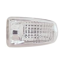 Lente Pisca Cristal Lisa Metalizada Moto Titan Sem Parafuso