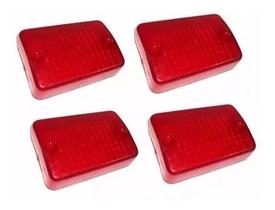 Lente Pisca Dianteiro Traseiro Vermelho Honda Cg Titan 99