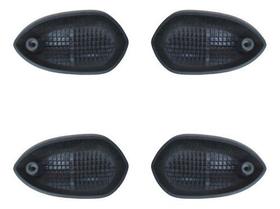 Lente Pisca Fumê Ybr 125 Factor Kit 4