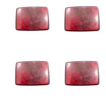 Lente Pisca Moto Yby 125 2002 Vermelho Kit 4 Pçs