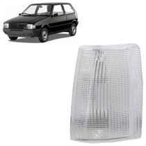 Lente Pisca Seta Lanterna Dianteira Uno 1984 1985 1986 1987 1988 1989 1990 Cristal Estriada Acrílico