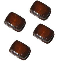 Lente Pisca Ybr Xtz 125 04 A 08 Amarelo Ambar Kit 4 Stylu