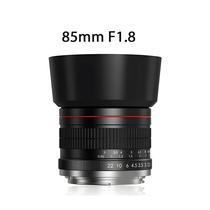 Lente Retrato Full Frame 85mm F1.8-22 MF Para Canon EF Nikon F SLR Canon RF Nikon Z Sony E Mount