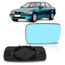 Lente retrovisor bmw serie 3 1992 a 1998 lente azul sem aquecedor