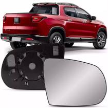 Lente Retrovisor c/Base Toro 2016/2021 Direito Metagal